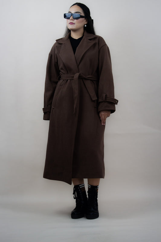 MANTEAU MARRON